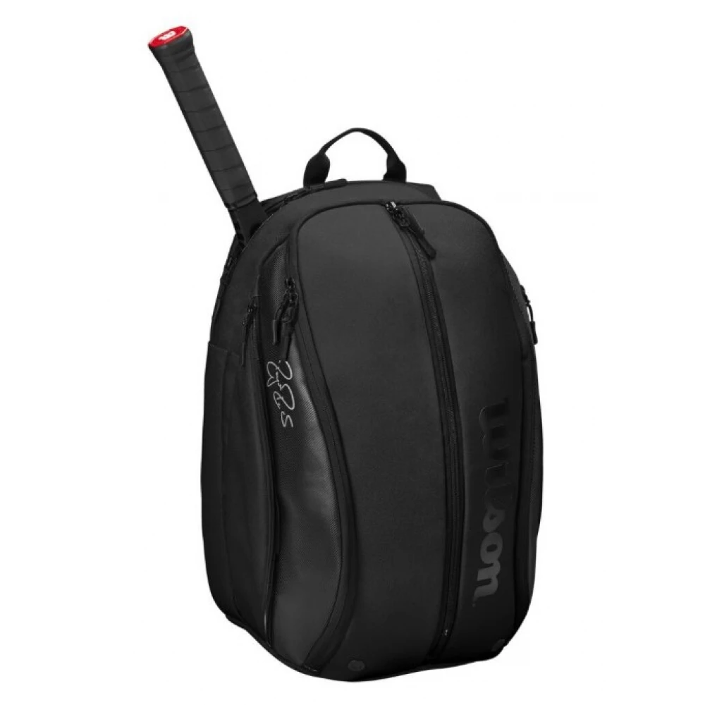 Wilson RF (Federer) DNA Tennis Backpack (Black) 2 Wilson RF (Federer) DNA Tennis Backpack (Black) - Image 2