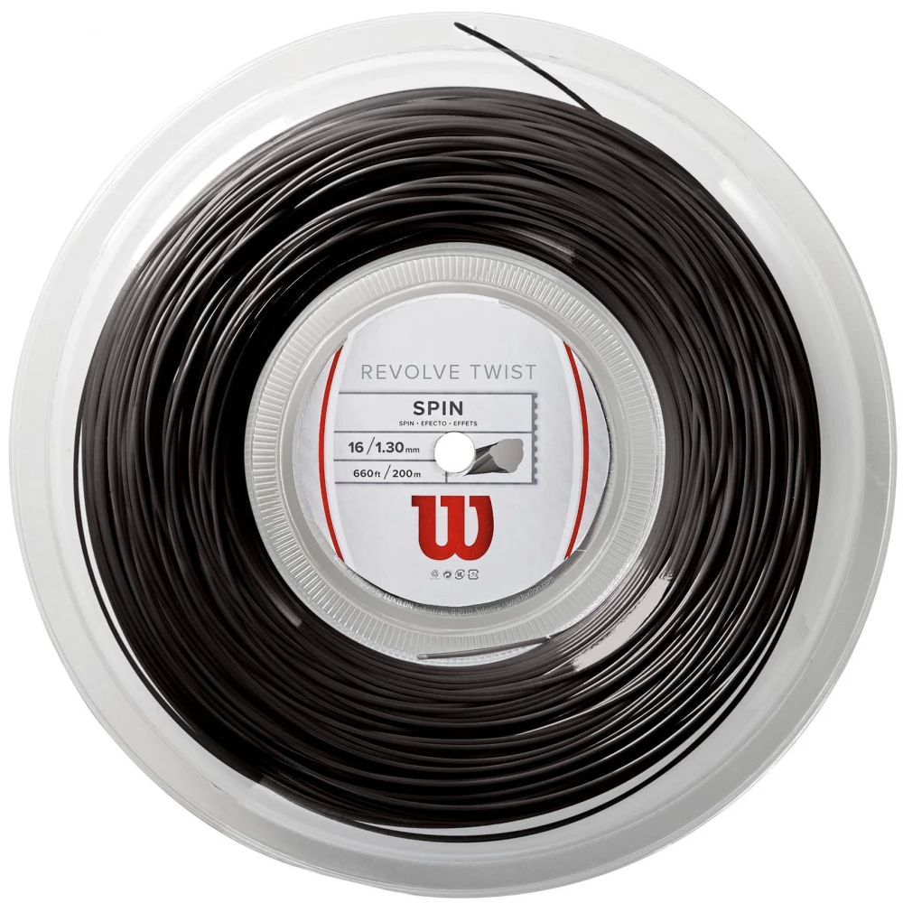 Wilson Revolve Twist 16g Grey Tennis String (Reel) 1 Wilson Revolve Twist 16g Grey Tennis String (Reel)